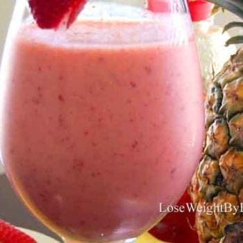 Strawberry Banana Pineapple Smoothie