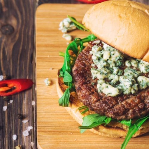 buffalo blue cheese burger