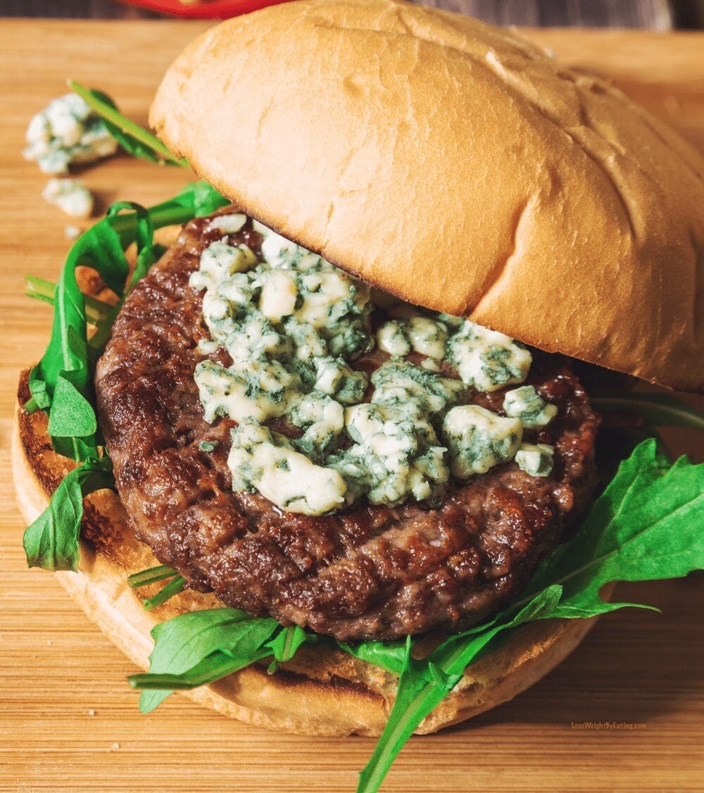 buffalo blue cheese burger