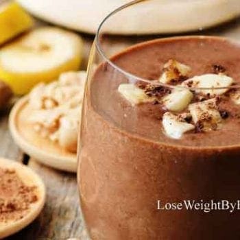 Chocolate Banana Flaxseed Smoothie for Kids