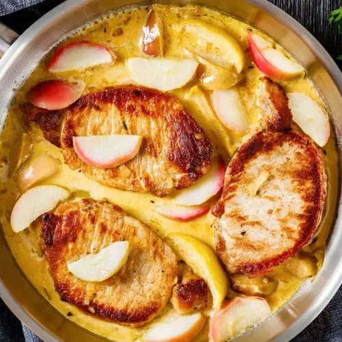 Cinnamon Apple Instant Pot Pork Chops