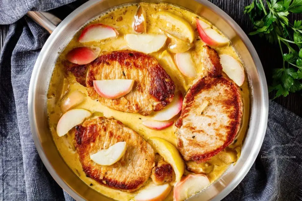 Cinnamon Apple Instant Pot Pork Chops