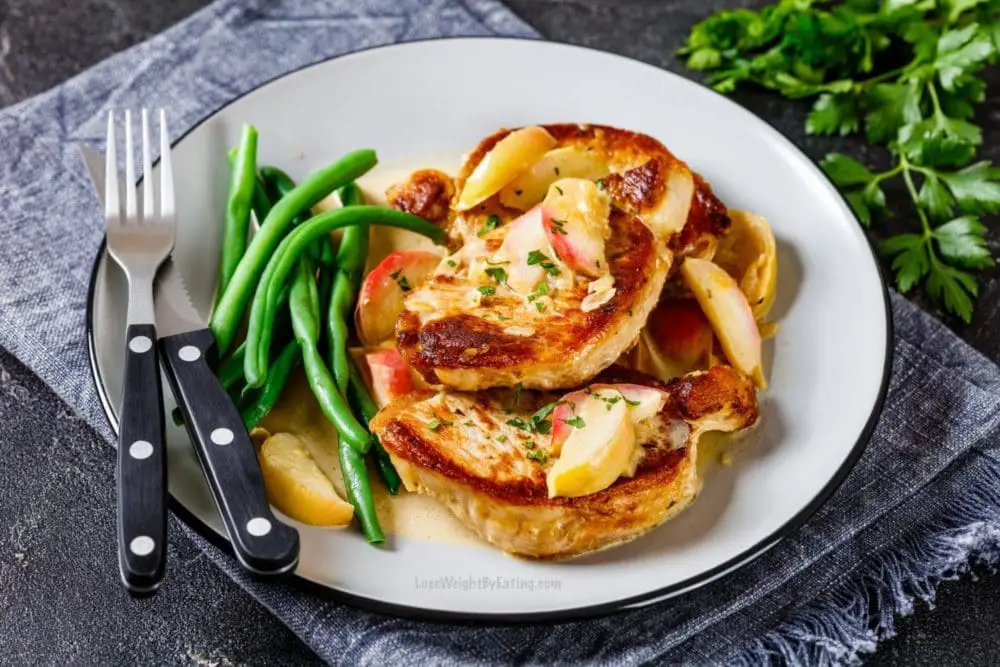 Cinnamon Apple Instant Pot Pork Chops