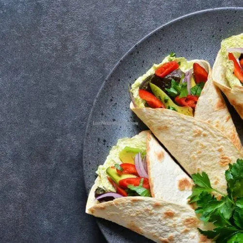 Vegetarian Lunch Wraps