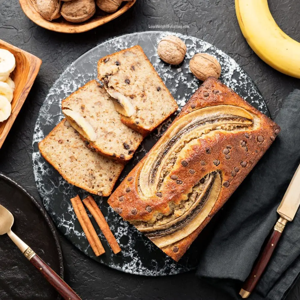 low calorie banana bread