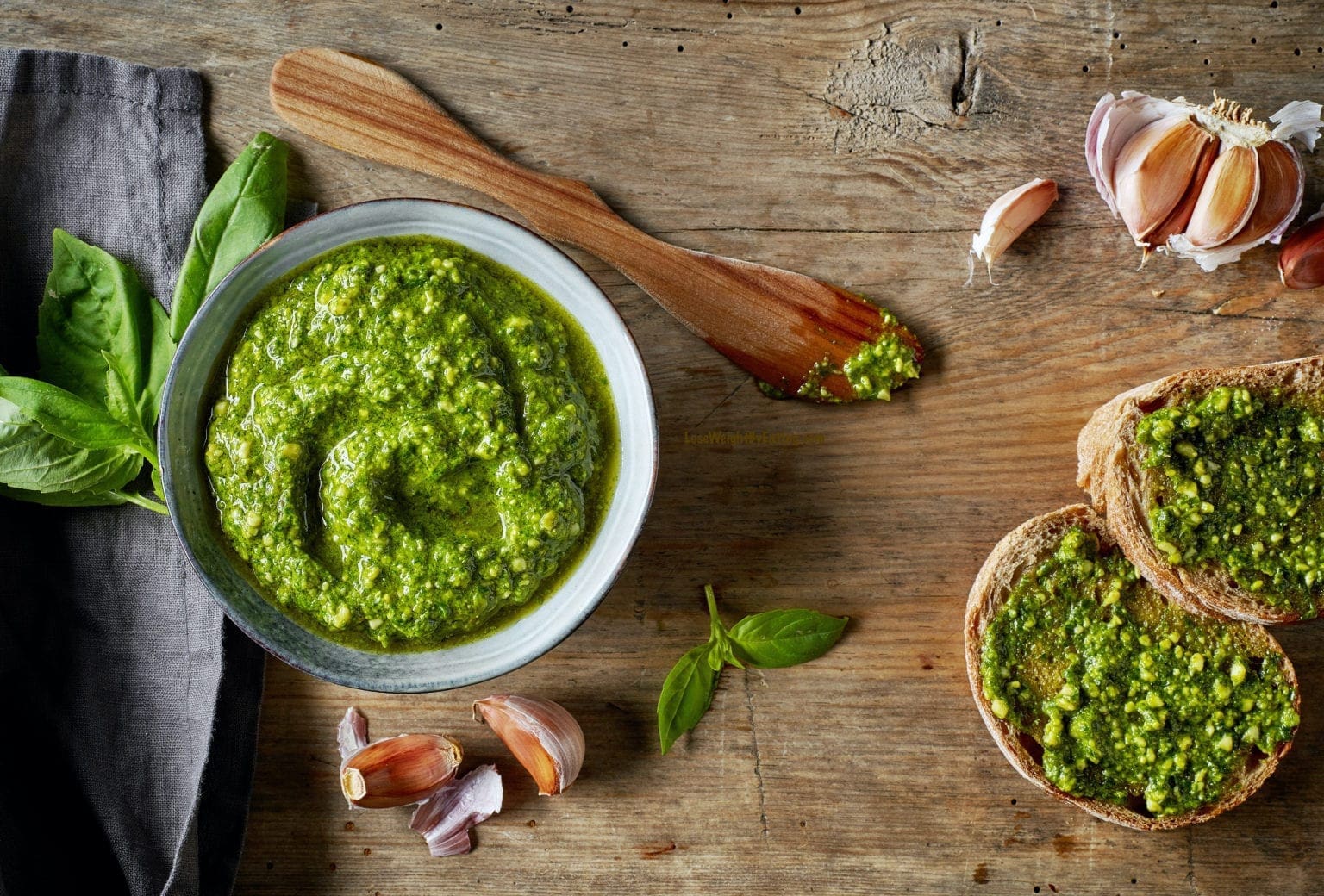 Low Calorie Basil Pesto (24 Calories) Lose Weight By Eating