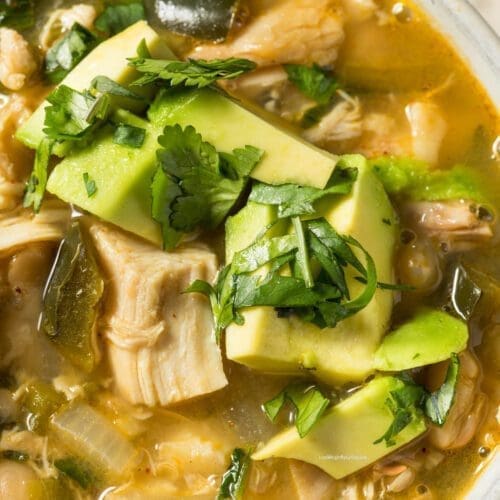 Low Calorie White Chicken Chili