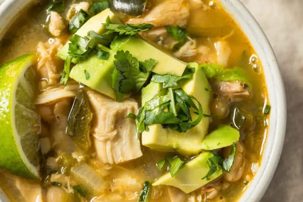 Low Calorie White Chicken Chili