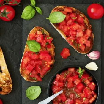 Healthy Bruschetta Recipe