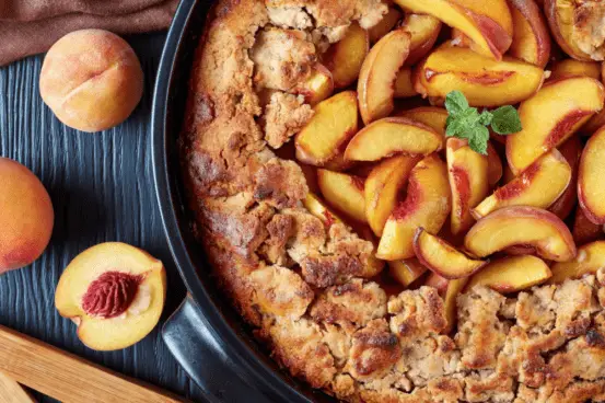 Low Calorie Recipe for Peach Cobbler