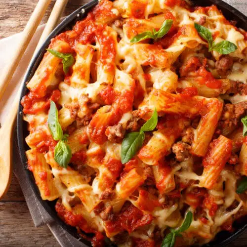 Low Calorie Baked Ziti Recipe