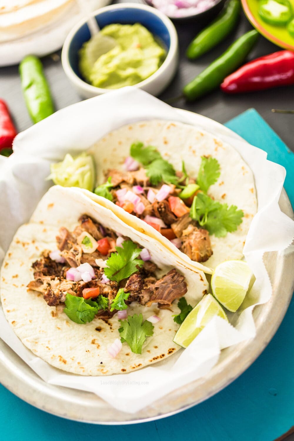 low calorie carnitas