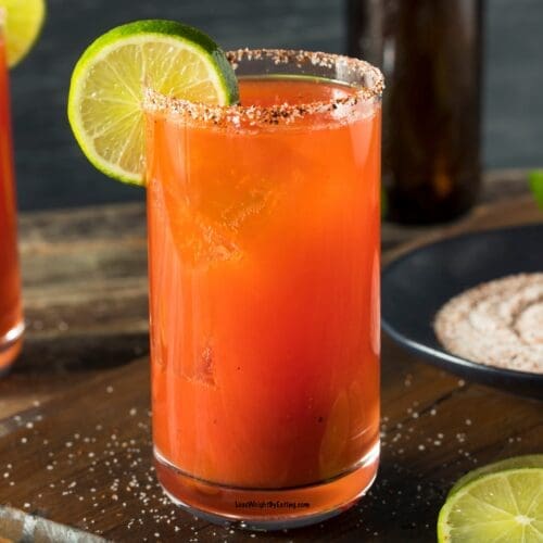 Low Calorie Bloody Mary Cocktails