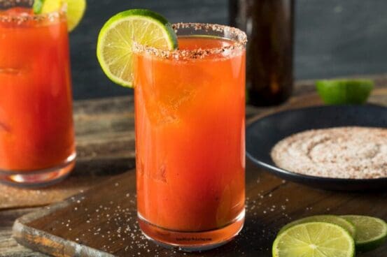 Low Calorie Bloody Mary Cocktails