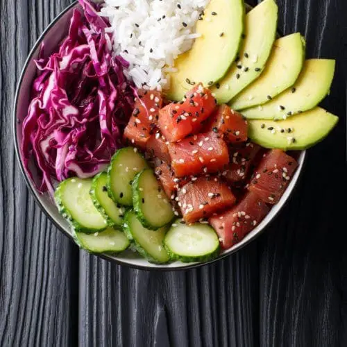 Homemade Tuna Poke Bowl Recipe