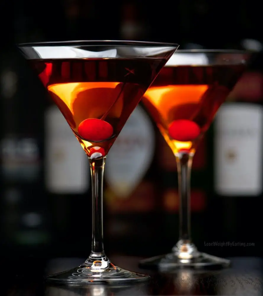 Low Calorie Recipe for Manhattan Drink Cocktails