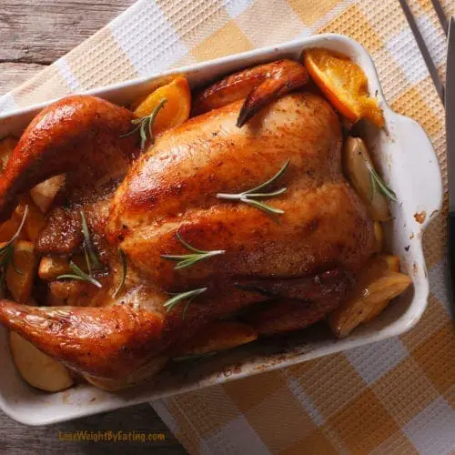 low calorie roasted turkey