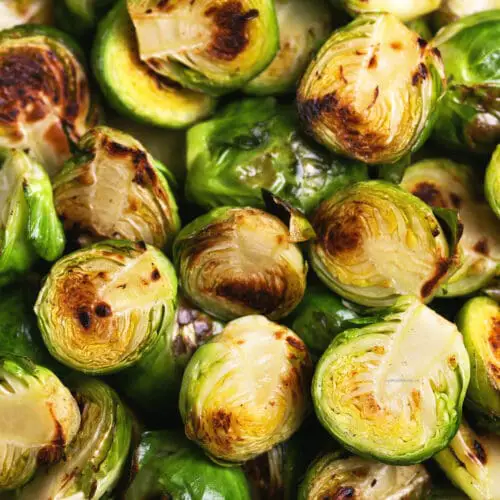 Low Calorie Roasted Brussels Sprouts