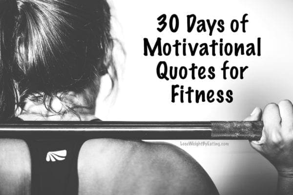 30 Days of Motivational Quotes for Fitness 