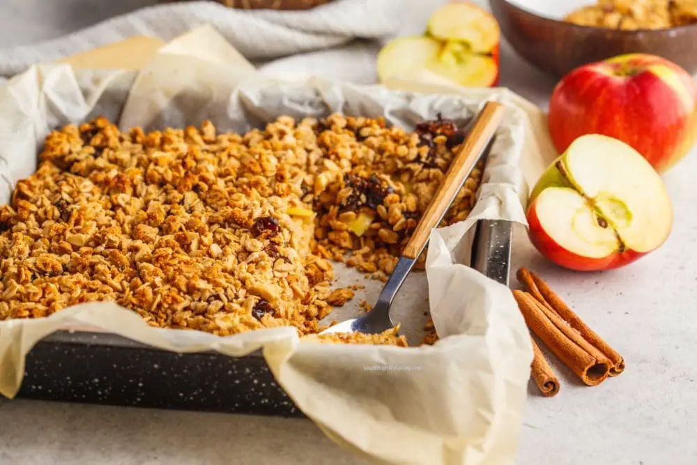 low calorie apple crumble