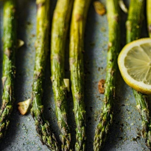 Oven Roasted Asparagus Recipe {How to Bake Asparagus}