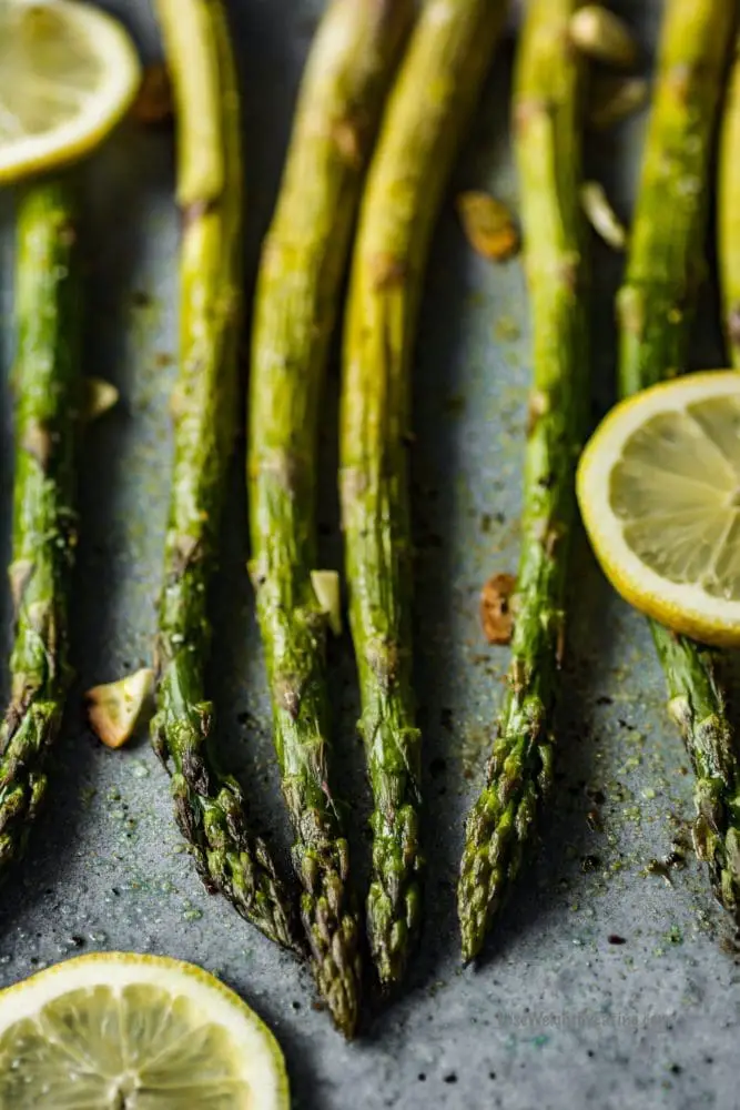 Oven Roasted Asparagus Recipe {How to Bake Asparagus}