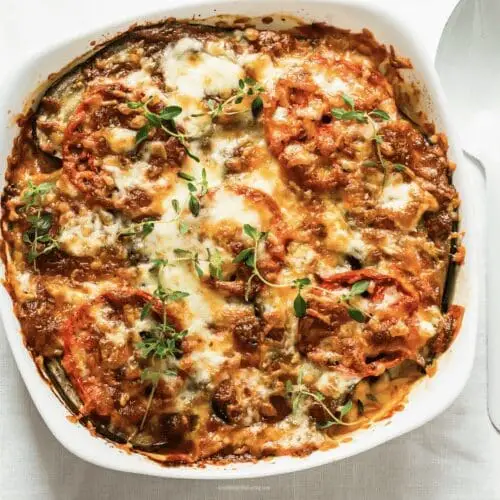 Low Calorie Eggplant Parmesan