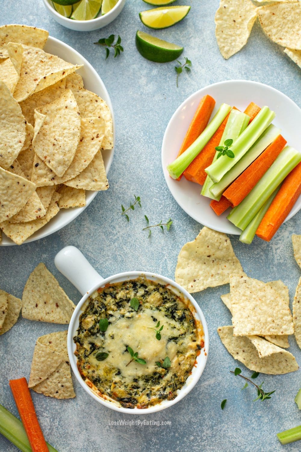 Low Calorie Baked Artichoke Spinach Dip Recipe