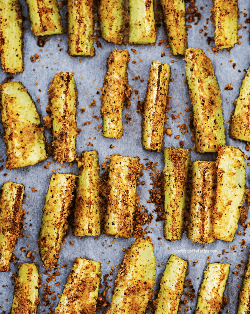 Garlic Parmesan Oven Roasted Zucchini Recipe