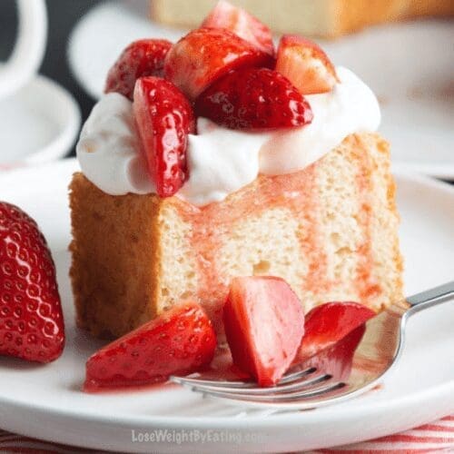 Low Calorie Strawberry Shortcake Recipe from Scratch