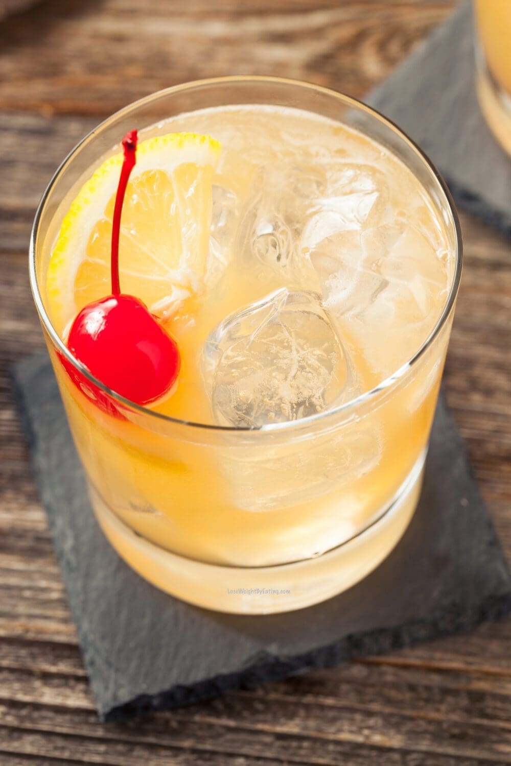 low calorie whiskey sour drinks