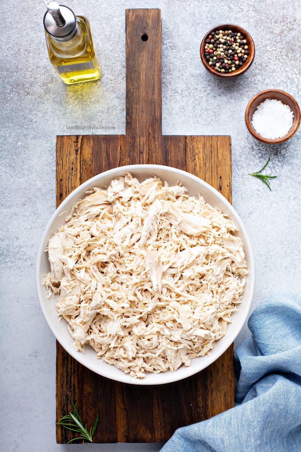 Crock Pot Shredded Chicken Recipe for Meal Prep