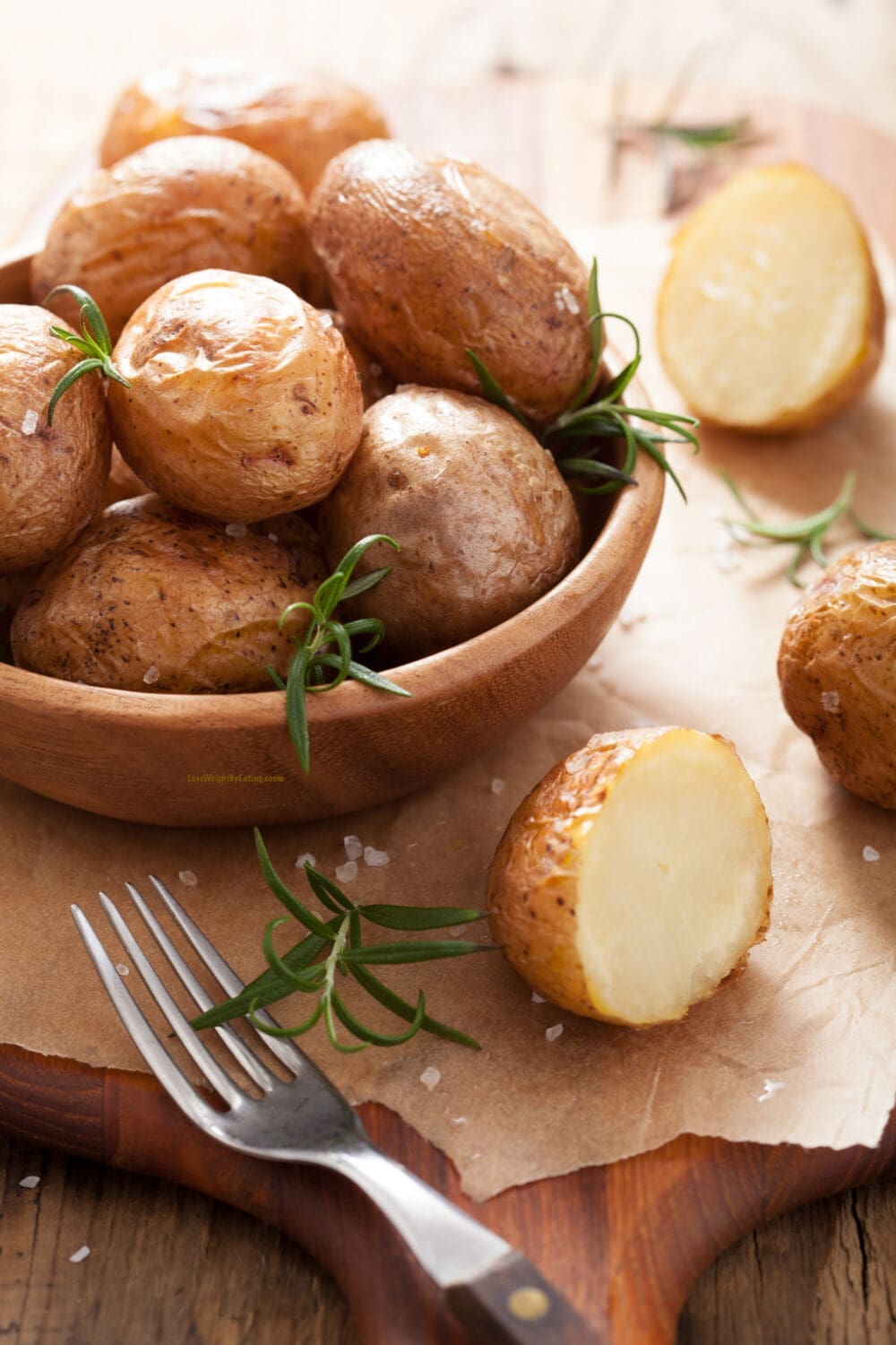 Low Calorie Baked Potatoes in a Crock Pot