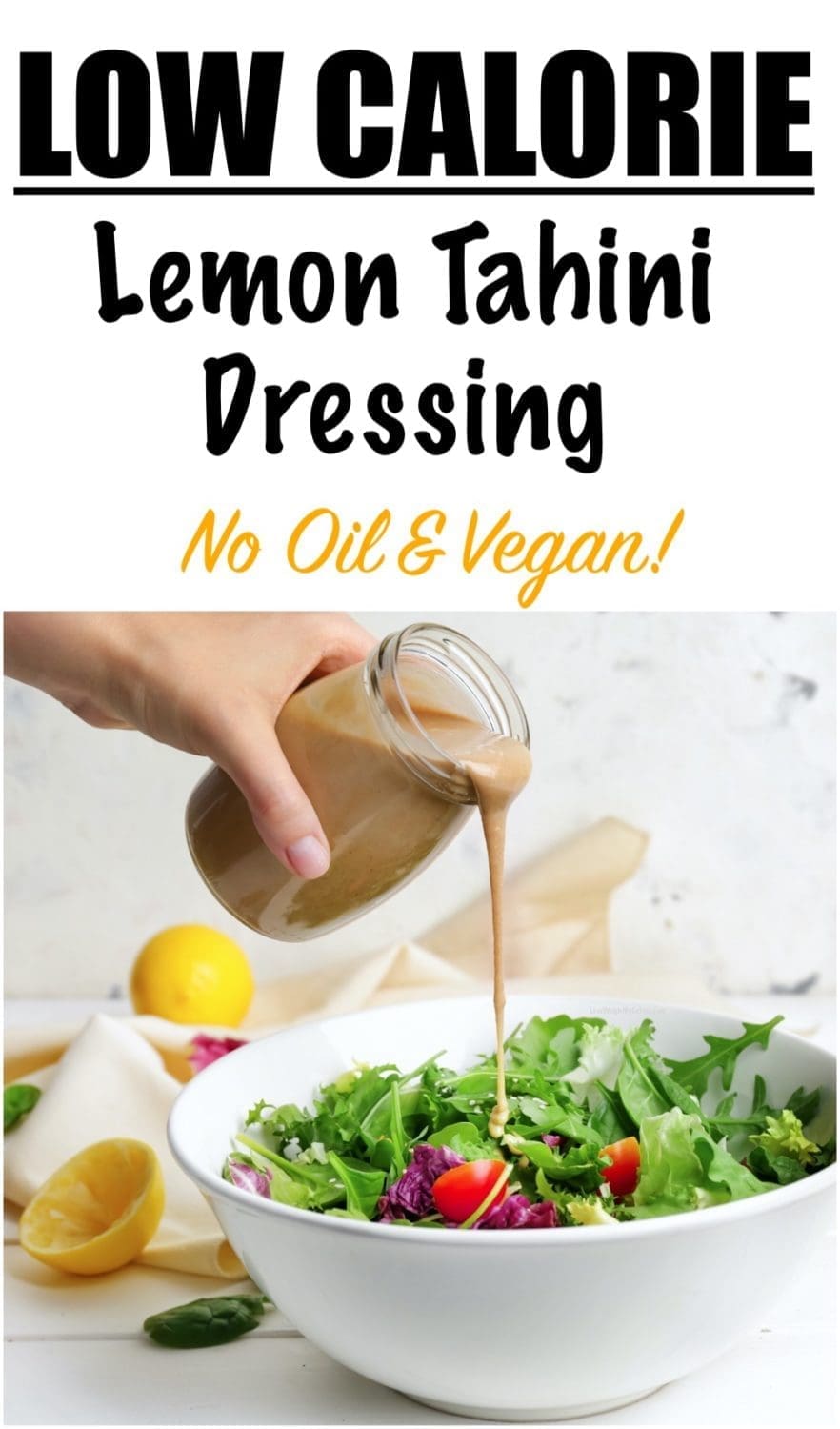 Lemon Tahini Dressing Recipe