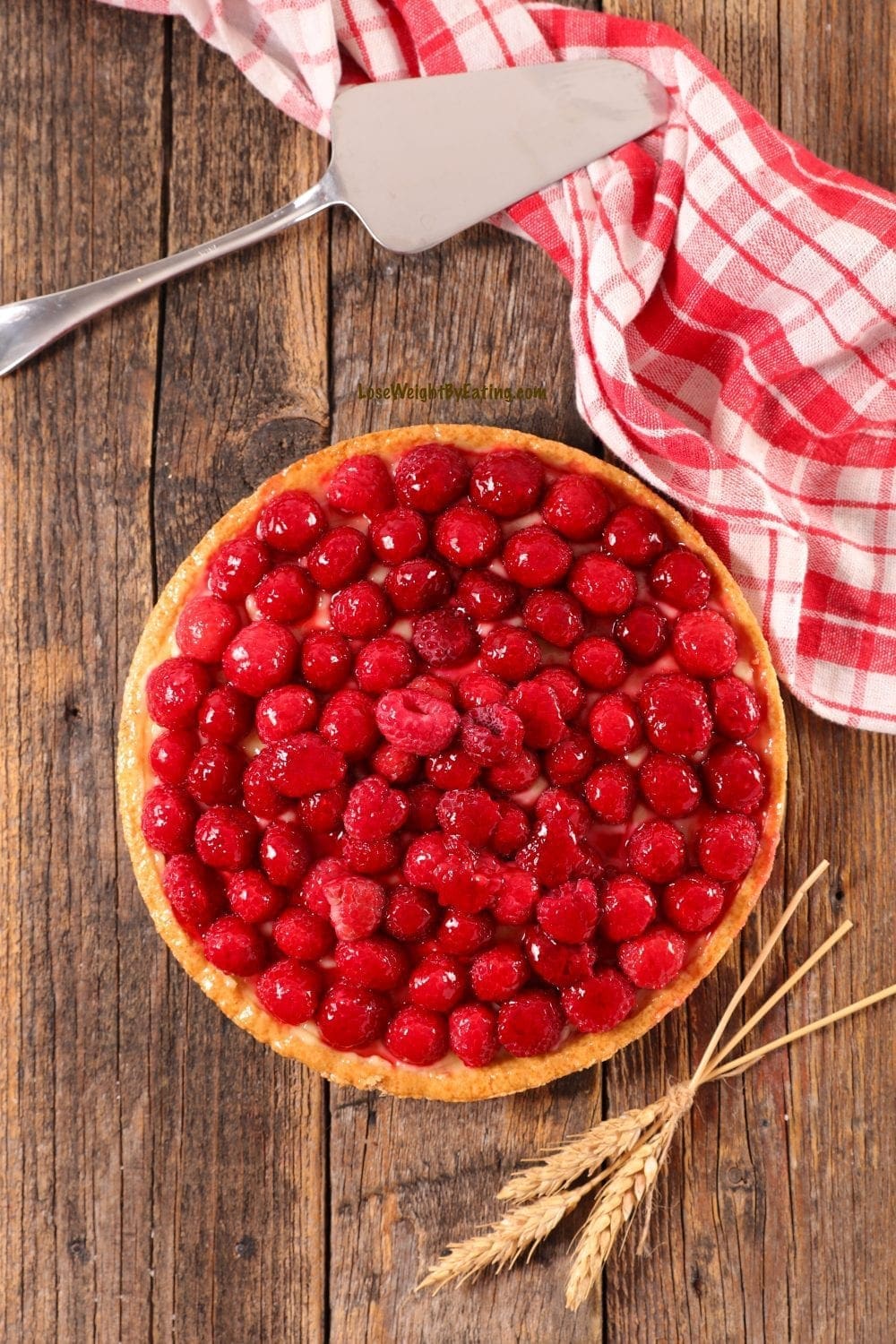 Low Sugar Raspberry Pie