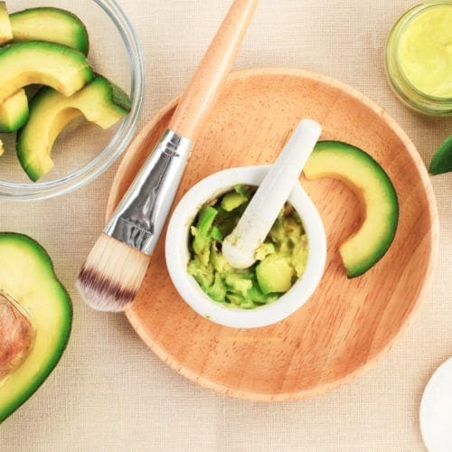 Homemade Avocado Face Mask for Glowing Skin