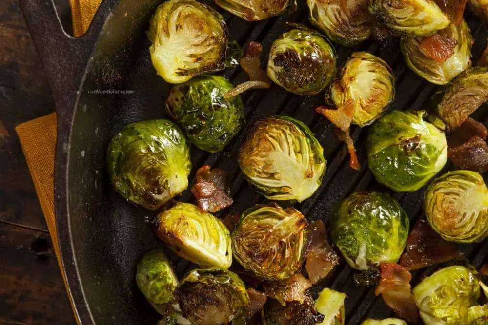 Sautéed Brussels Sprouts with Bacon