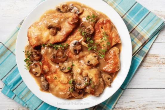 low calorie chicken marsala