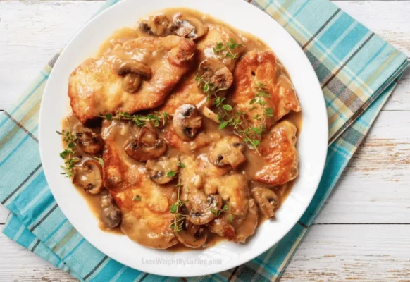 low calorie chicken marsala