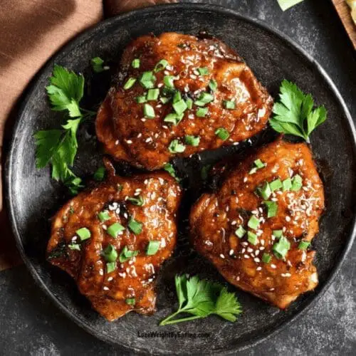 Sesame Garlic Crockpot Chicken Thighs Recipe