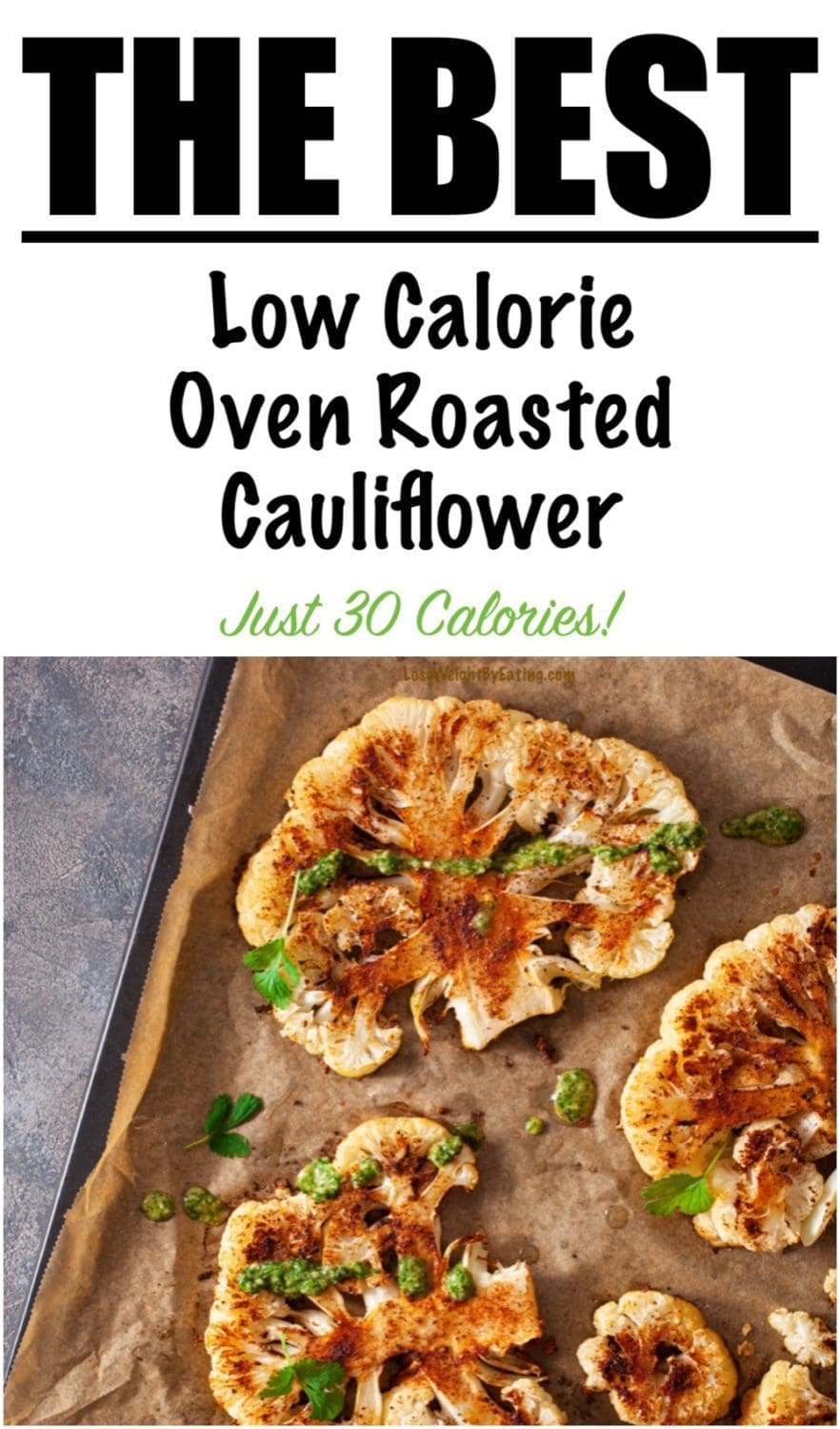 Oven Roasted Cauliflower Recipe 