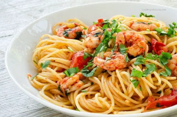 Spicy Pasta with Shrimp Recipe