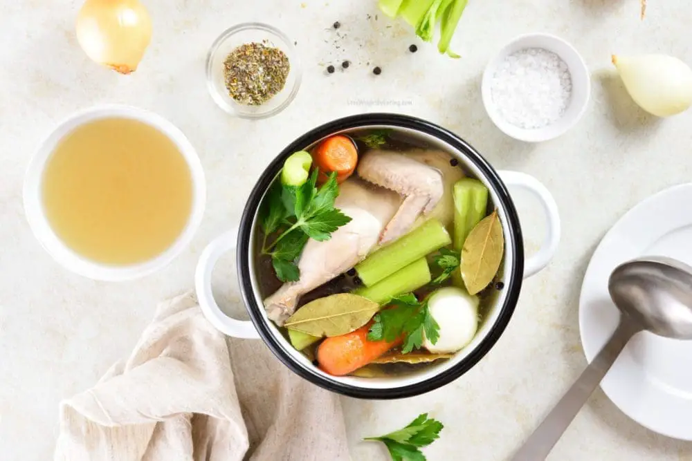 Homemade Chicken Broth Chicken Stock Recipe