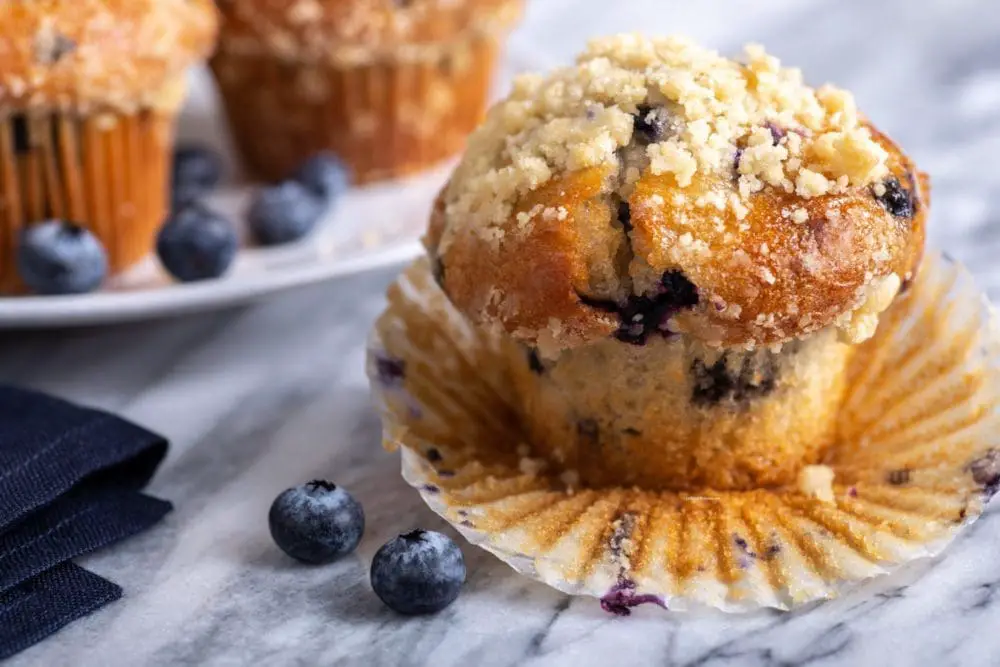 low calorie blueberry muffins