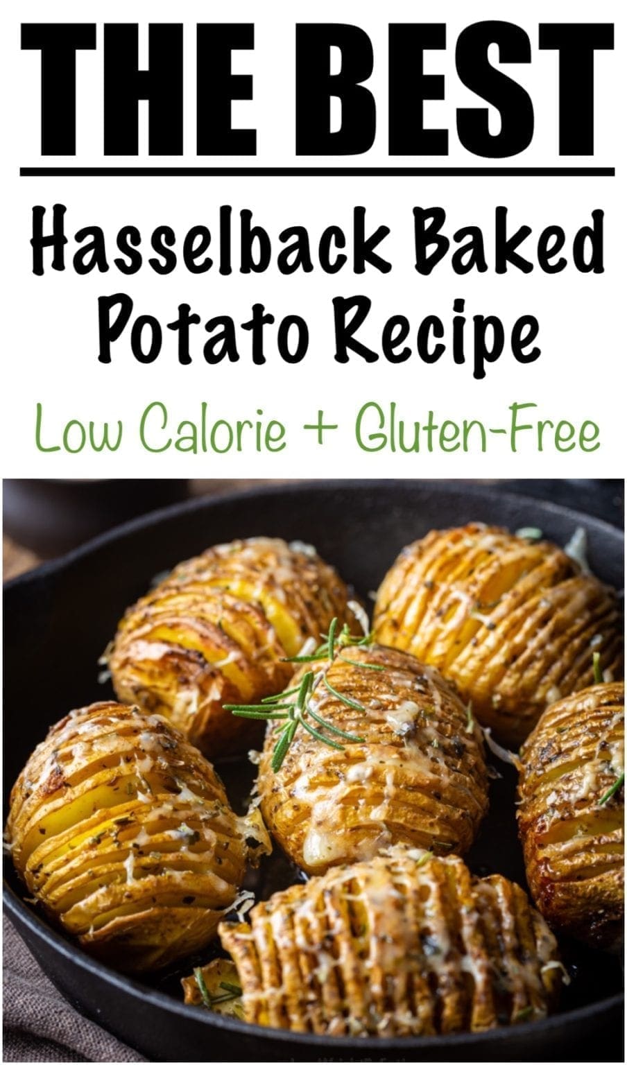 Low Calorie Hasselback Baked Potatoes - Lose Weight By Eating