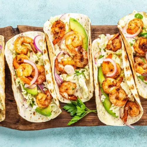 shrimp tacos