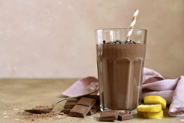 Chocolate Oatmeal Smoothie for Weight Loss