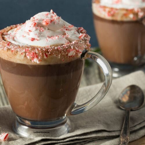 Low Calorie Peppermint Mocha Lattes