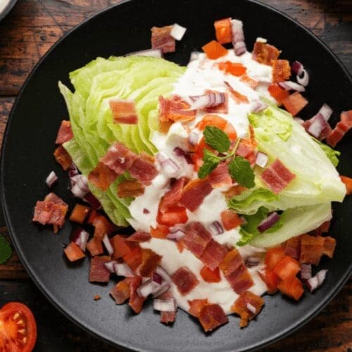 Low Calorie Classic Wedge Salad Recipe