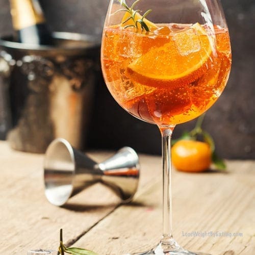 Homemade Aperol Spritz Cocktail